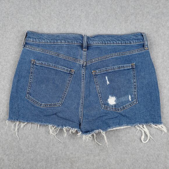 Old Navy Womens 8 Distressed Denim Cut Off Shorts 30" Waist - Picture 2 of 11